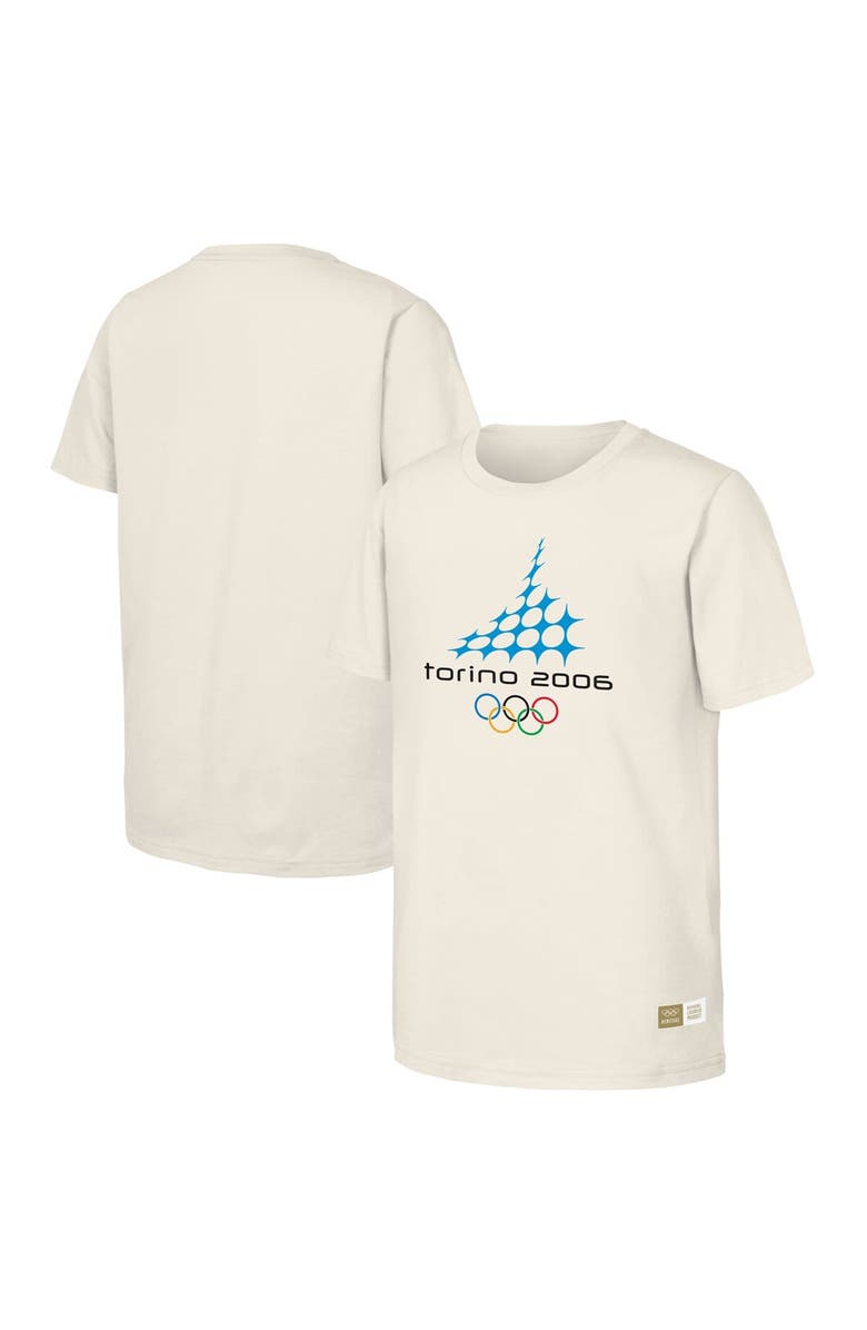 Outerstuff Men's Natural 2006 Torino Games Olympic Heritage T-Shirt, Alternate, color, Natural