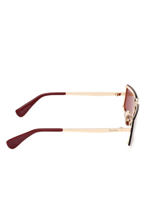 Max Mara 68mm Oversize Rectangular Sunglasses In Multi