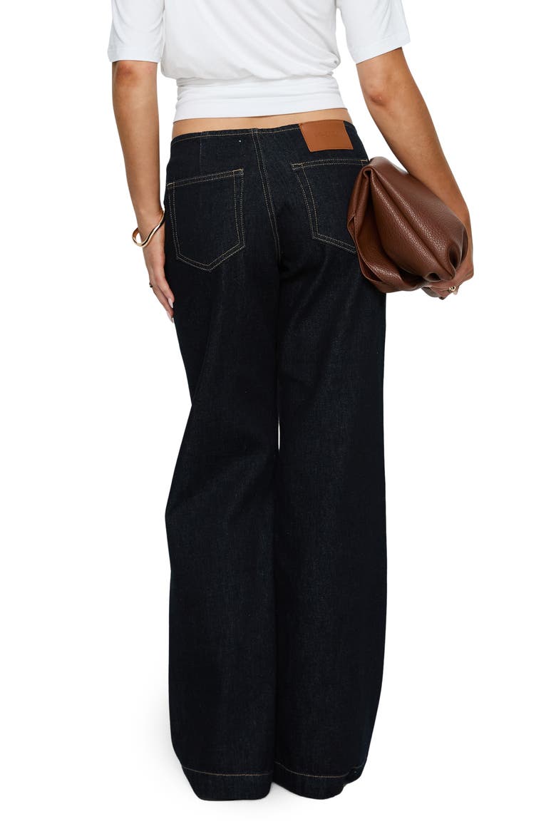 Buenos No Waist Low Rise Straight Leg Jeans, Alternate, color, RAW DENIM