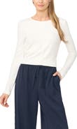 Halogen® Long Sleeve Ponte Top