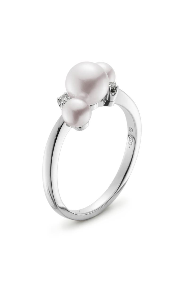 Mikimoto Pearl & Diamond Ring, Main, color, 