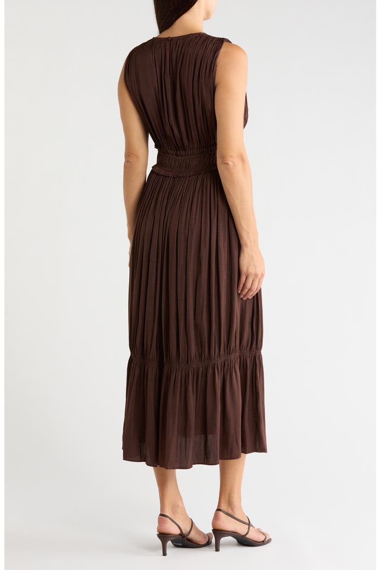 Sleeveless Maxi Dress, Alternate, color, COCOA BEAN