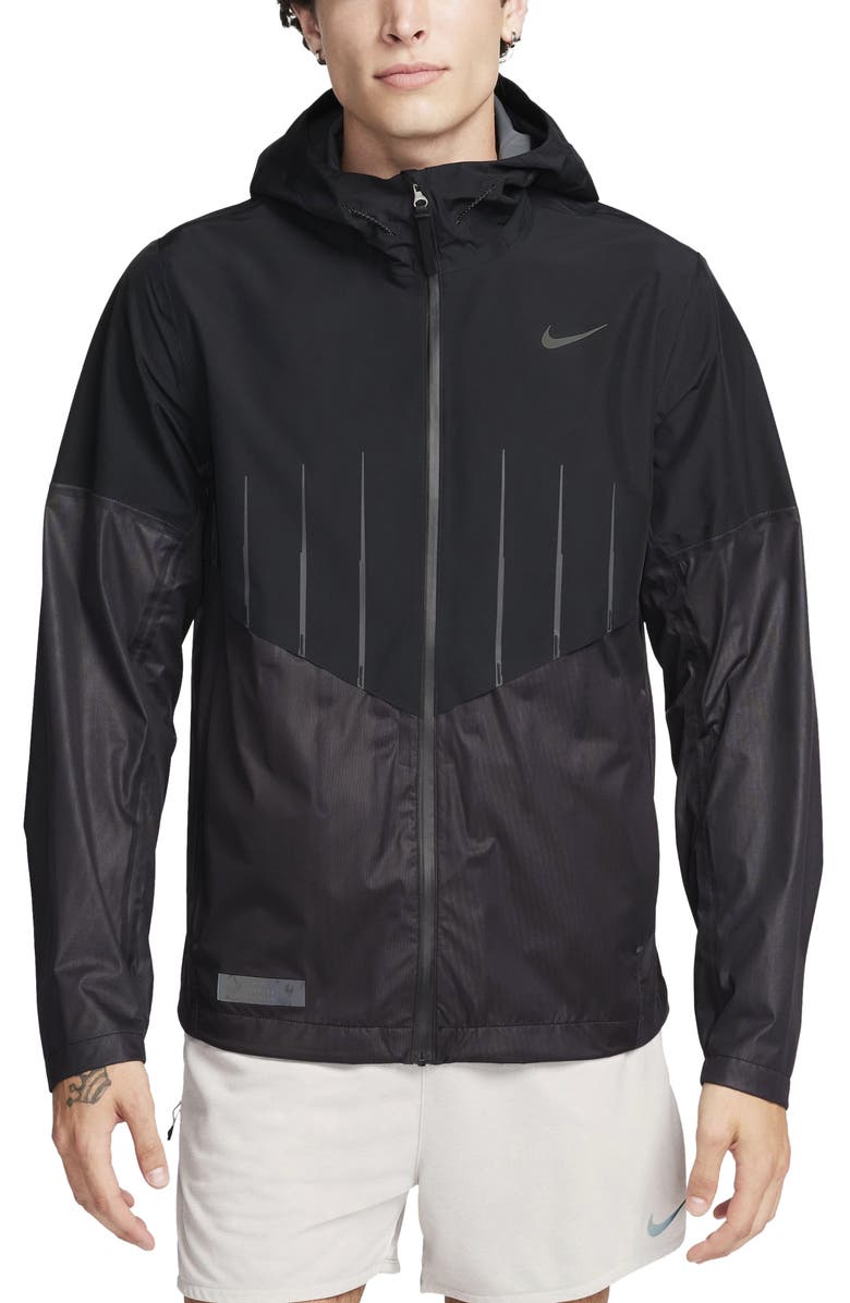 Nike Run Division Aerogami Waterproof Hooded Running Jacket, Main, color, 