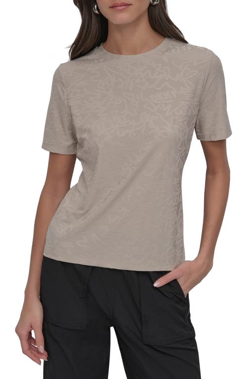 Dkny Graffiti Jacquard Knit To P In Pebble