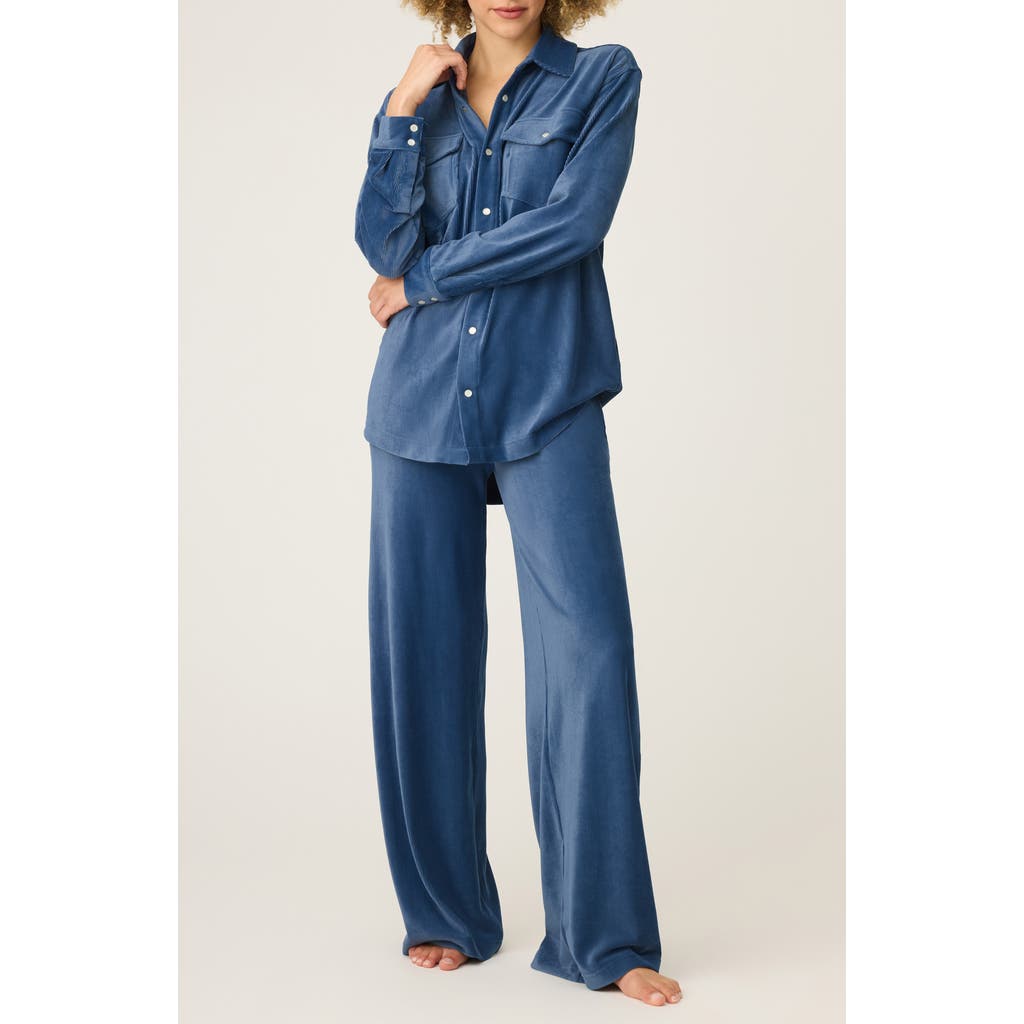 Pj Salvage Craving Corduroy Pajamas In Blue