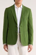 Percival Tailored Fit Solid Linen Blazer