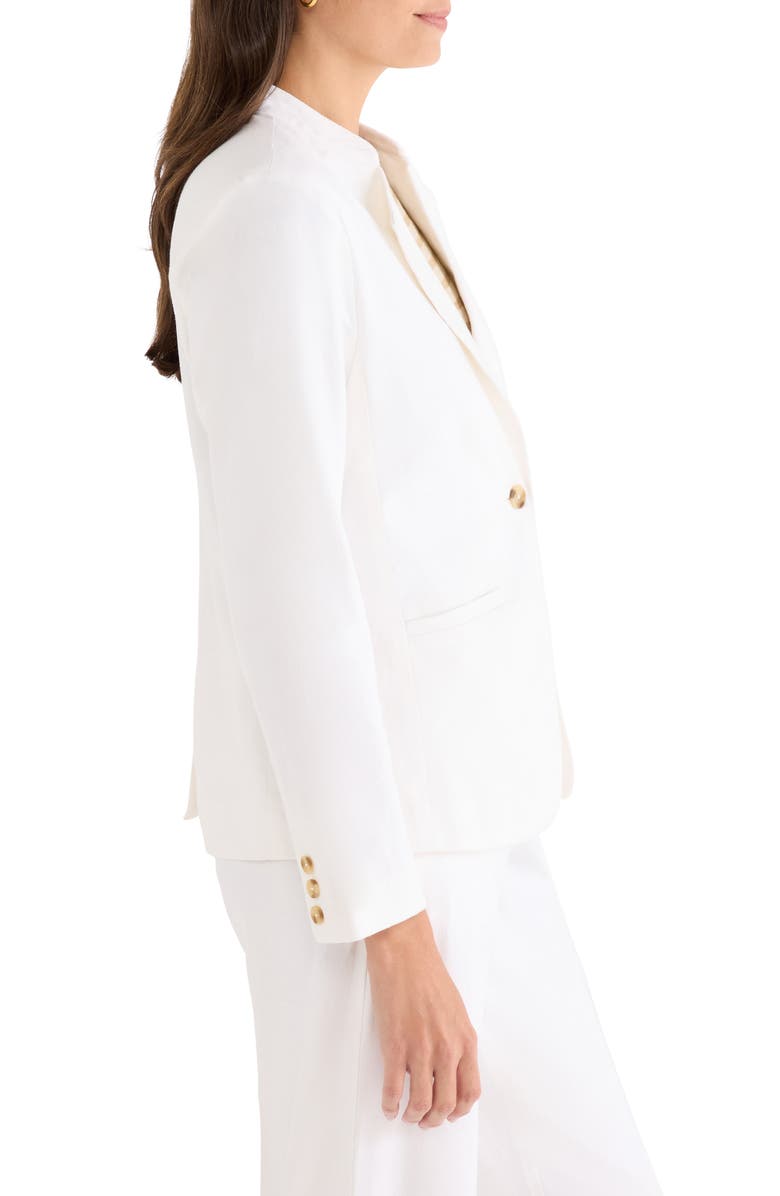 NIC+ZOE Eva Linen Blend Blazer, Alternate, color, 