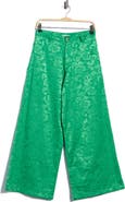 Maaji Kimchi Floral Jacquard Wide Leg Cover-Up Pants