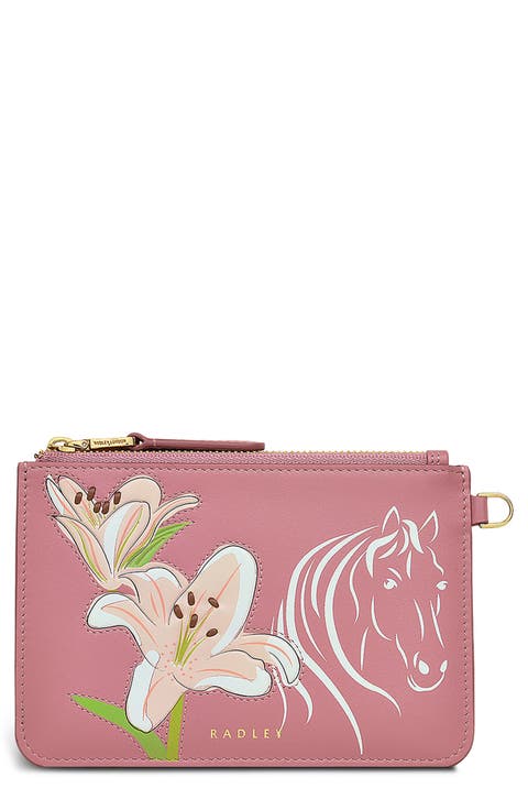 Small Kentucky Derby Zip Wallet