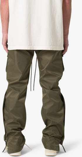 Side Snap Nylon Cargo Pants