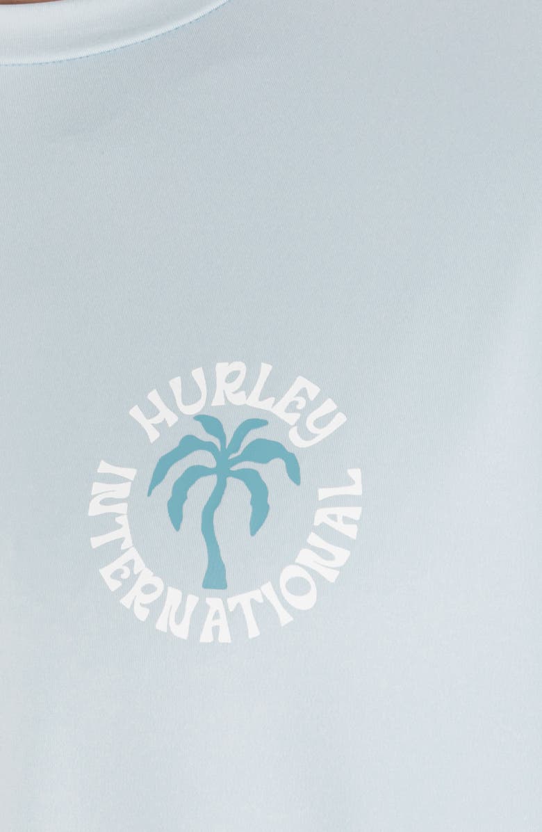 Hurley Hybrid Long Sleeve Graphic T-Shirt, Alternate, color, Iceland Heather