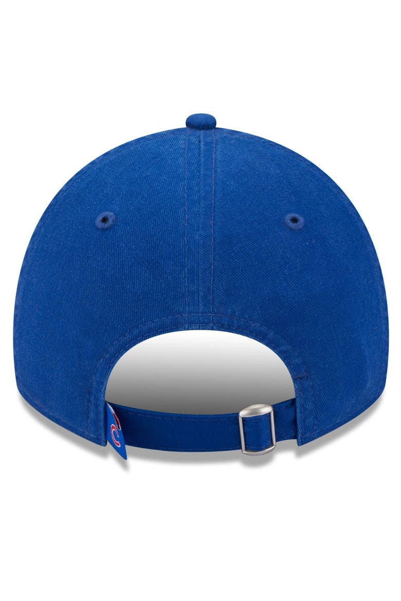 Women's New Era Royal Chicago Cubs Leaves 9TWENTY Adjustable Hat, Alternate, color, Royal