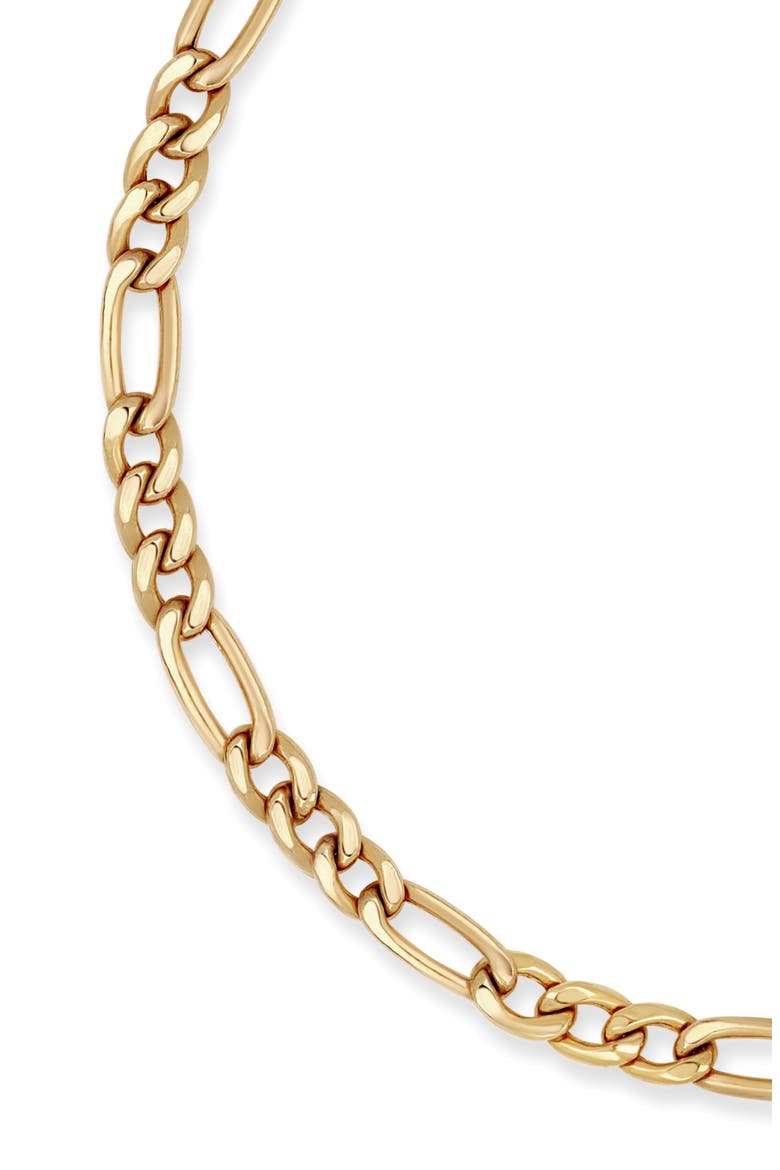 Fiagro 14K Gold Chain Bracelet, Alternate, color, YELLOW