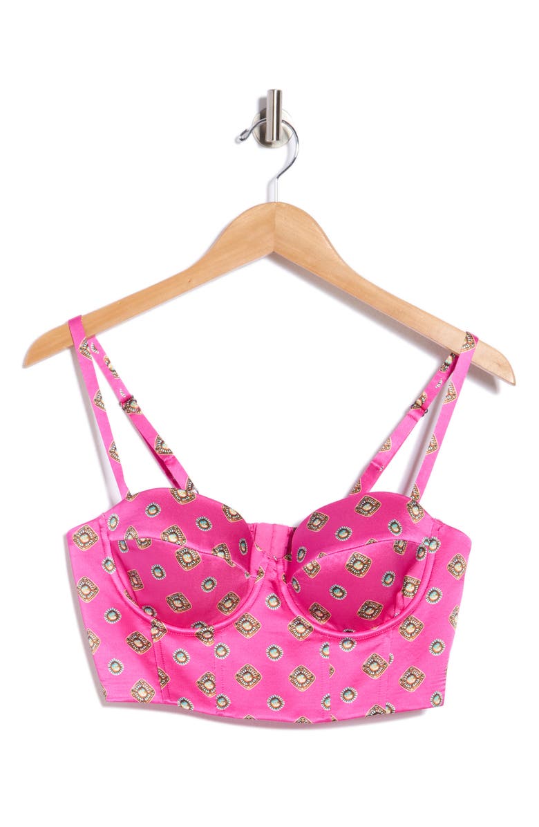L'AGENCE Sonya Bralette, Alternate, color, Fuschia