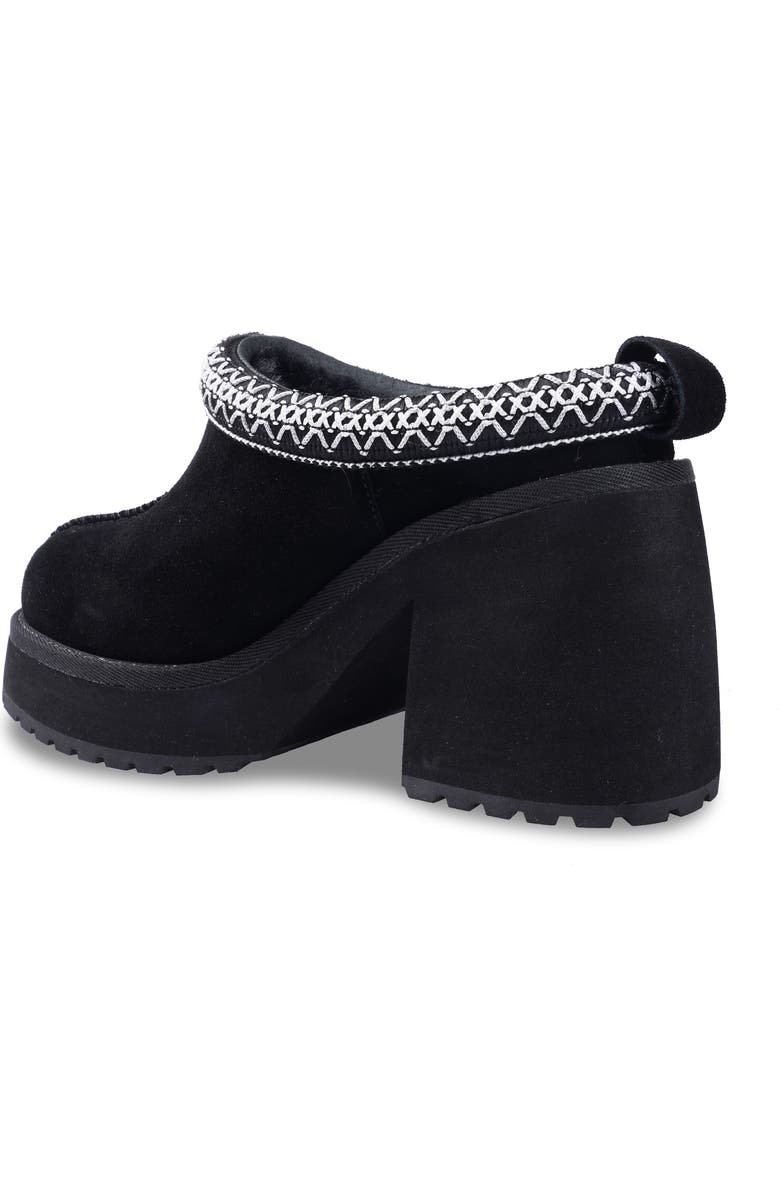 Candie's Leora Platform Clog, Alternate, color, Black Suede