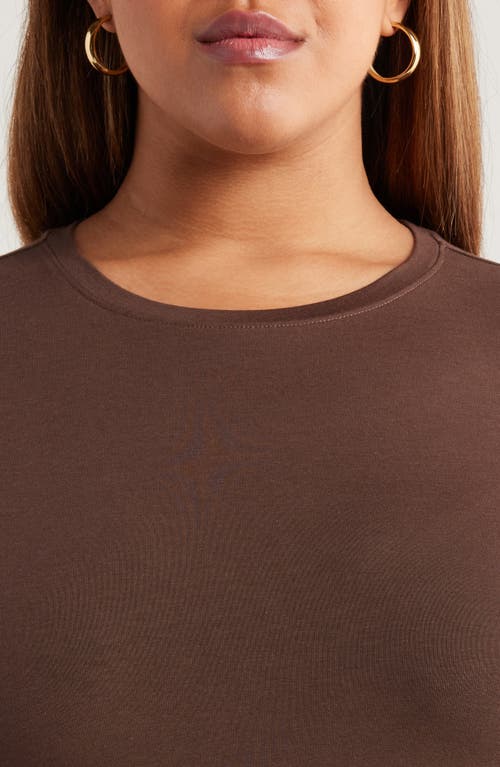 Nordstrom Crewneck T-shirt In Brown