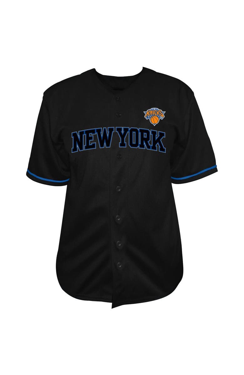 FANATICS Men's Fanatics Jalen Brunson Black New York Knicks Big & Tall Name & Number Fashion Jersey, Alternate, color, Black