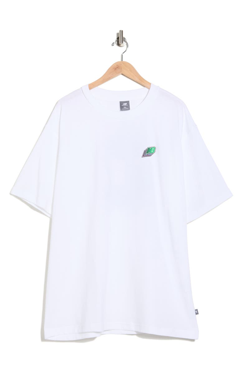 New Balance Room Graphic T-Shirt, Alternate, color, White
