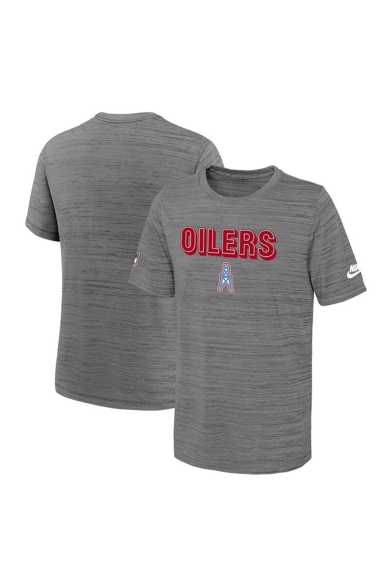 Nike Youth Nike Heather Gray Tennessee Titans Throwback Performance T-Shirt, Main, color, Heather Gray