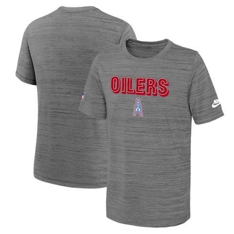 Youth Nike Heather Gray Tennessee Titans Throwback Performance T-Shirt