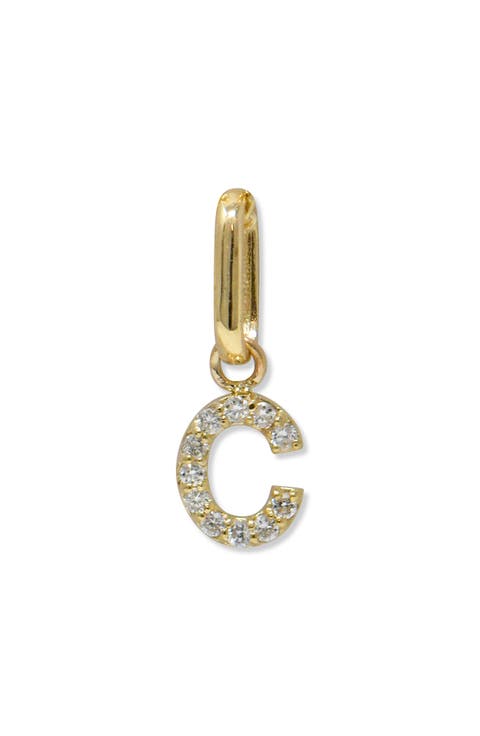 Love Letter Pavé Diamond Charm