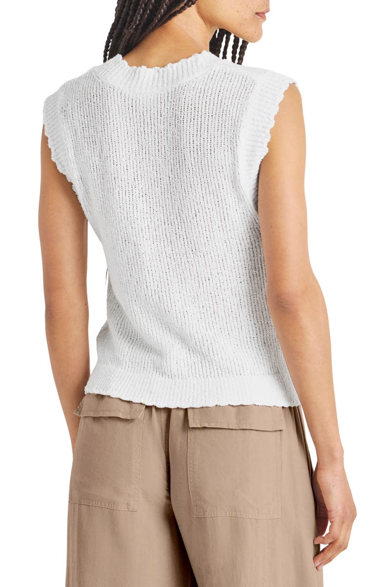 Splendid Morgan Sleeveless Sweater, Alternate, color, White