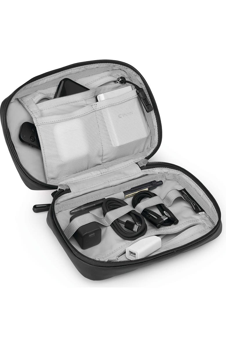 Osprey Transporter Powerhouse Tech Storage Pouch, Alternate, color, Raven Black/ Black