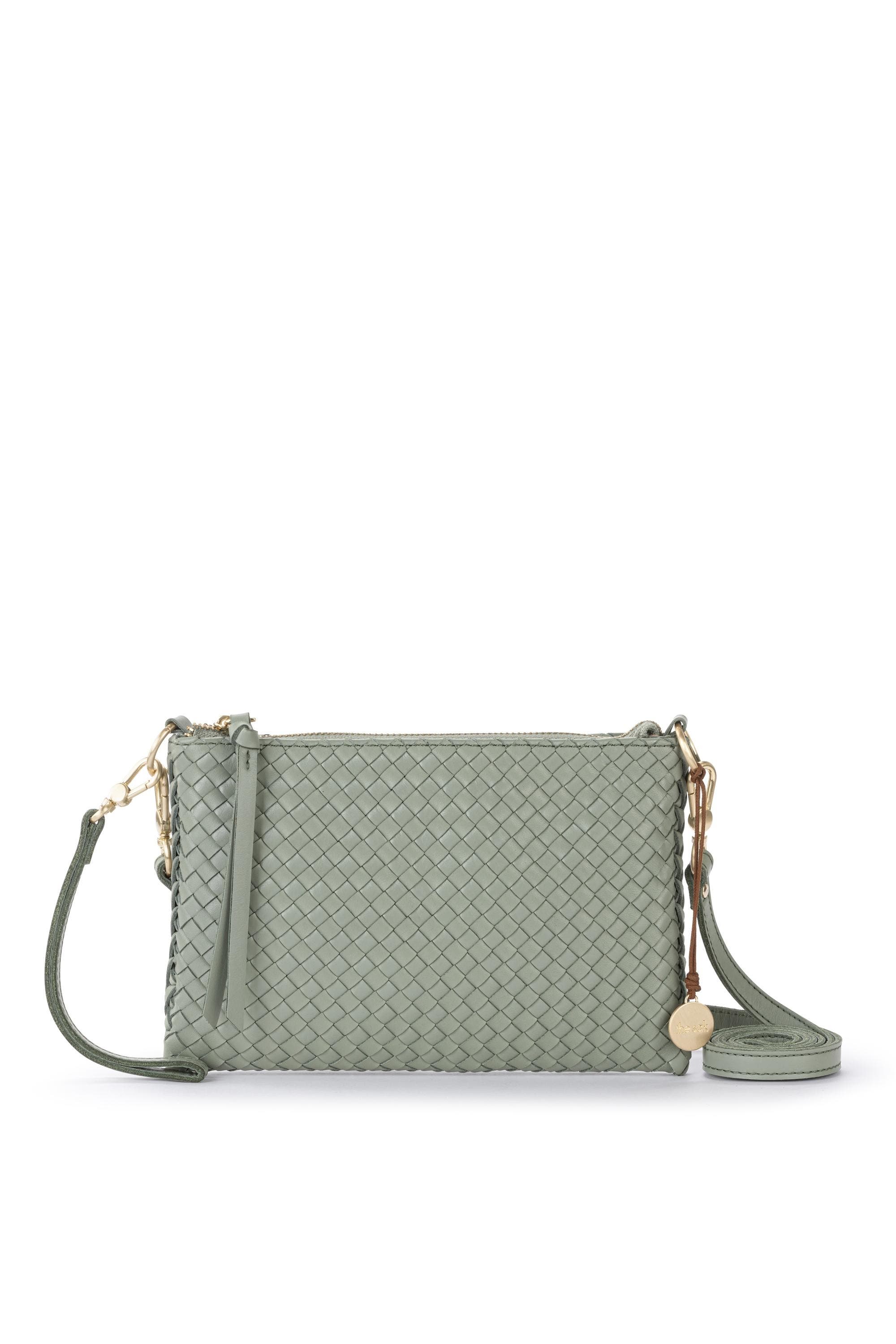 Vita Hand Woven Leather Crossbody Wristlet, Alternate, color, Meadow Woven