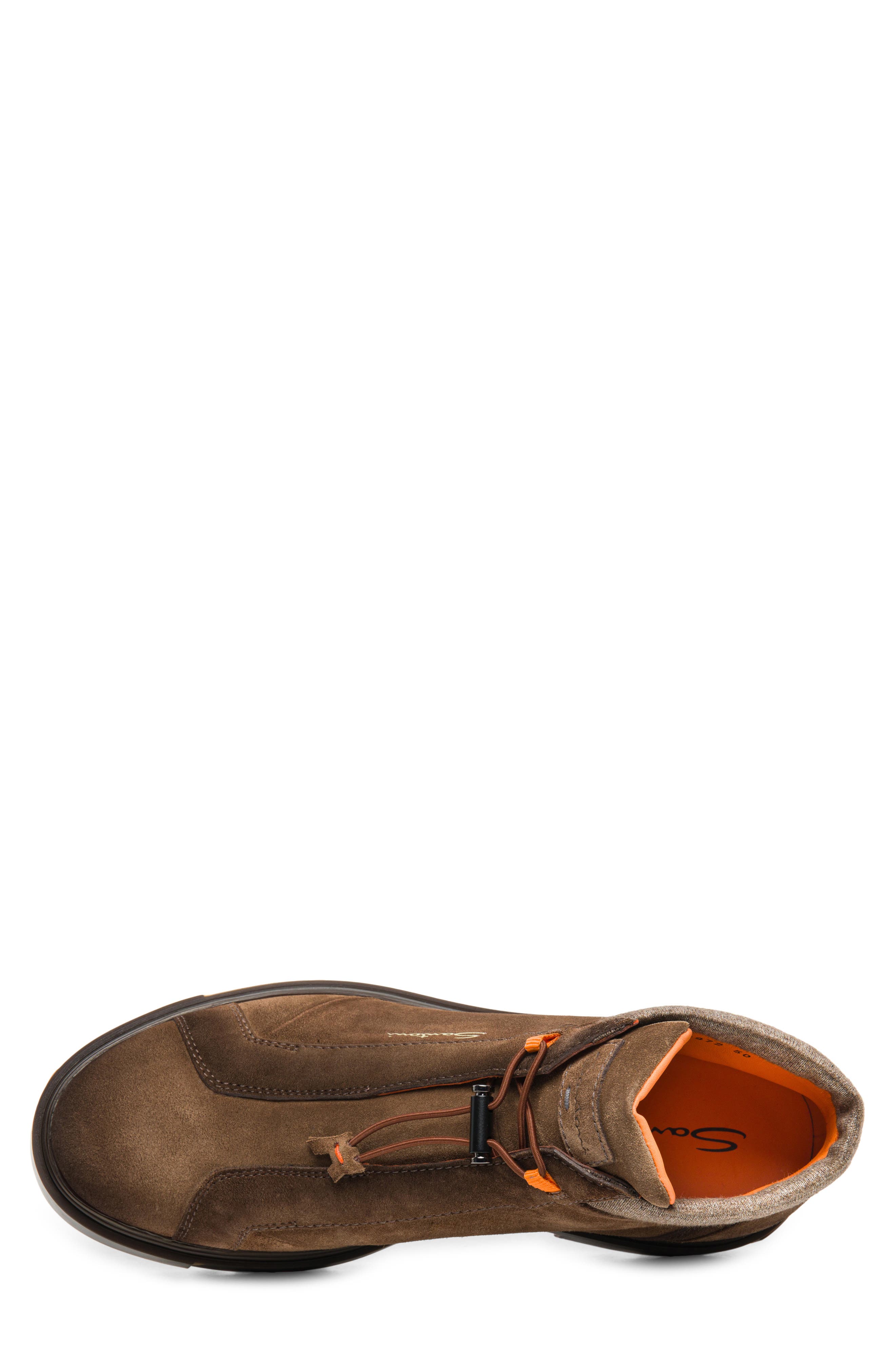 Santoni Lug Sole Boot, Alternate, color, Brown