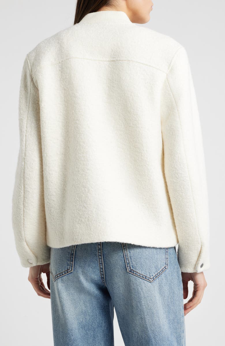 Rails Kinsley Bouclé Wool Blend Jacket, Alternate, color, Ivory