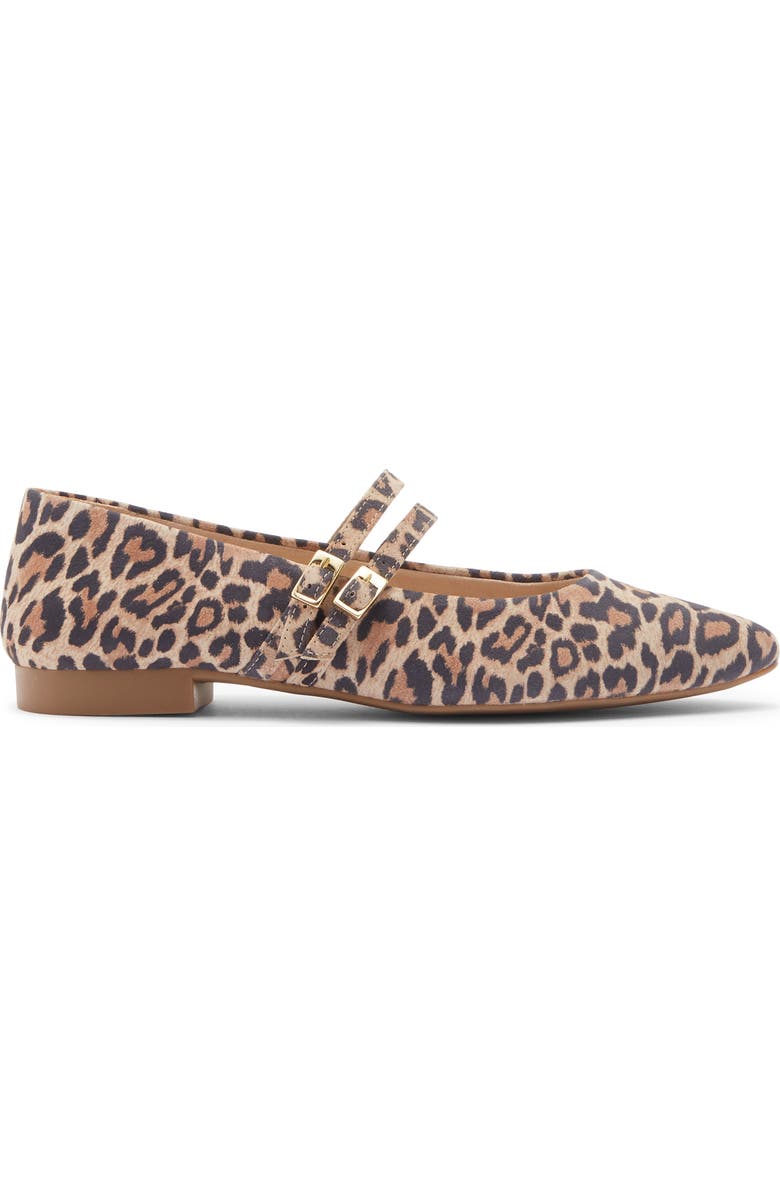 Paul Green Stella Pointed Toe Flat, Alternate, color, Leopard