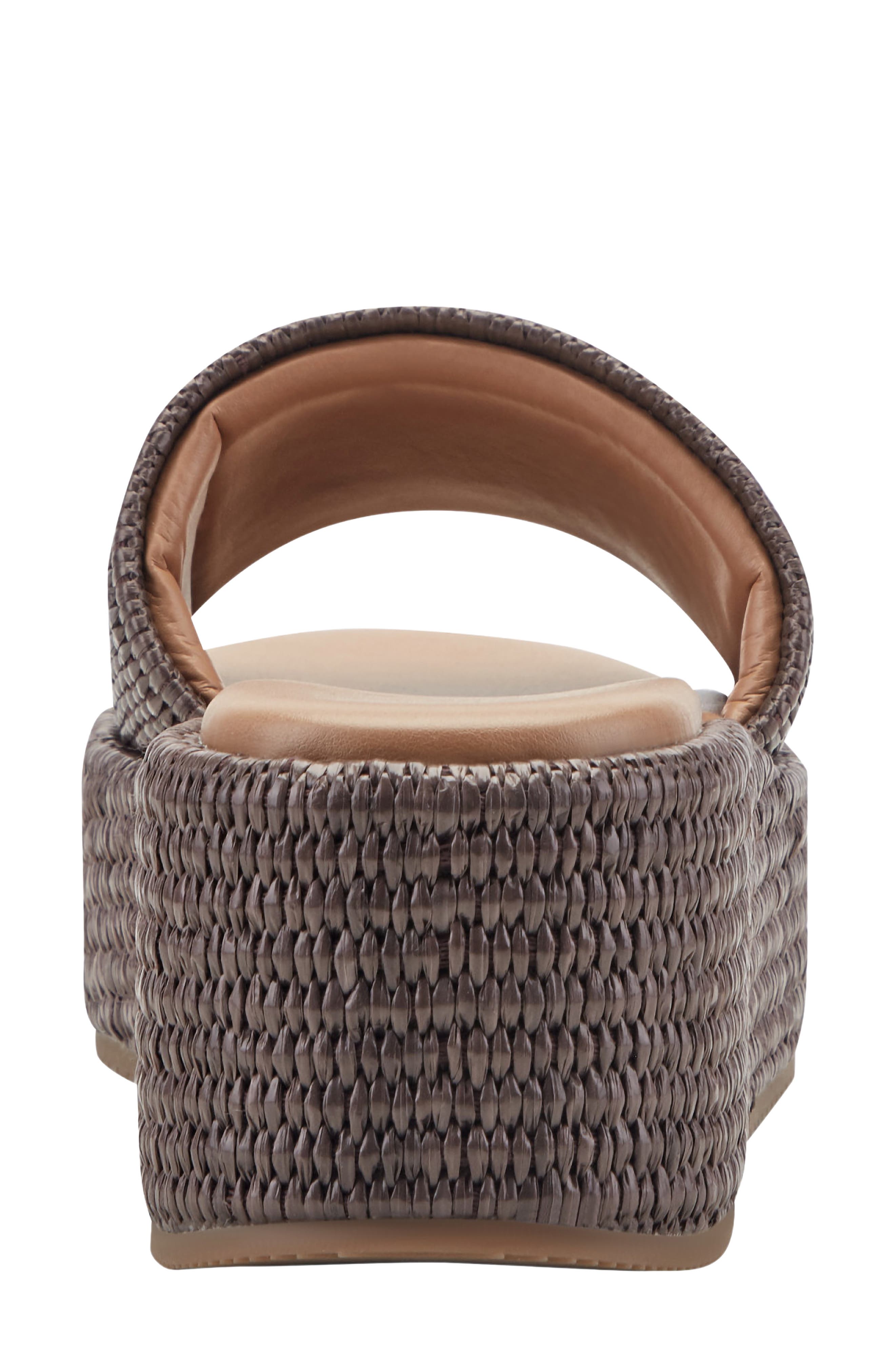 Marc Fisher LTD Daylin Platform Sandal, Alternate, color, Medium Brown