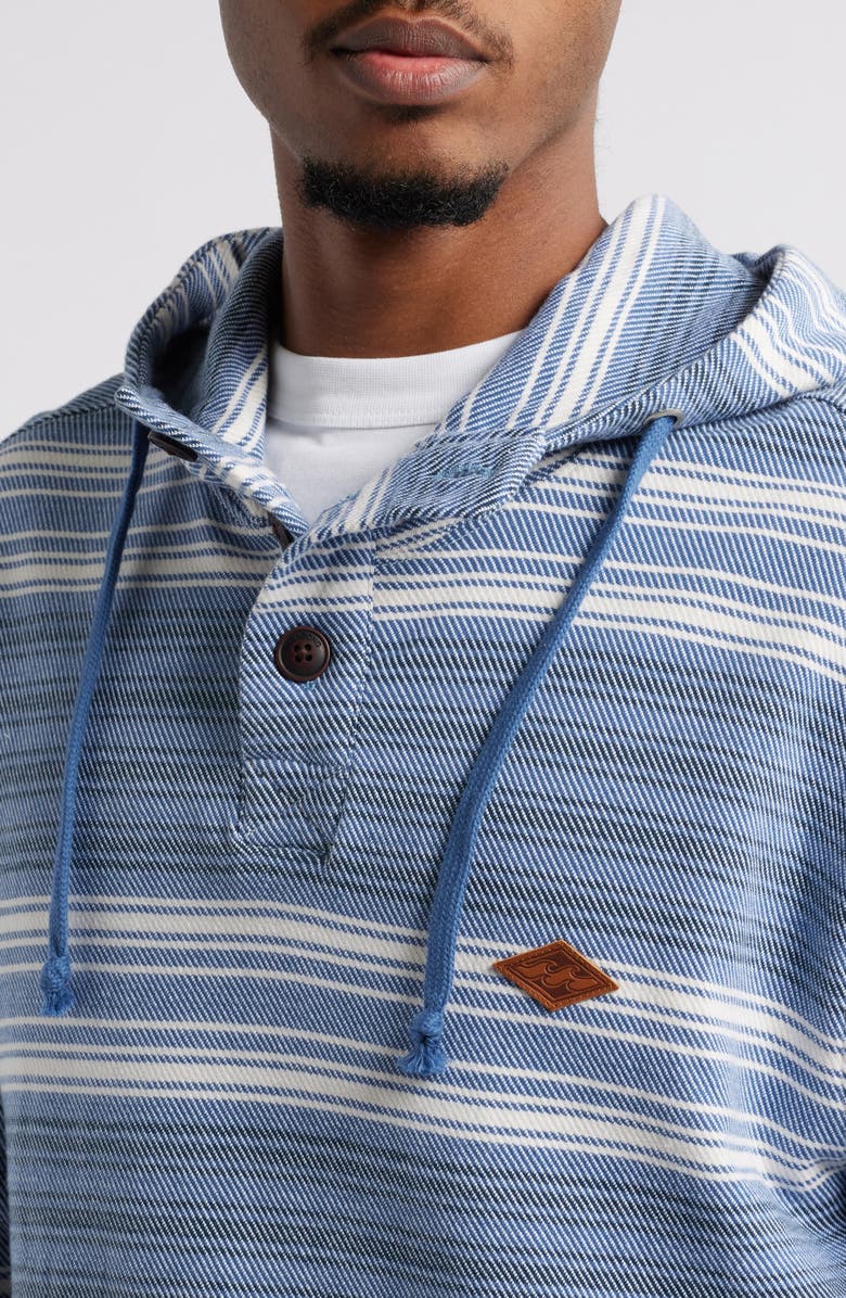 Billabong Rancho Stripe Polo Hoodie, Alternate, color,