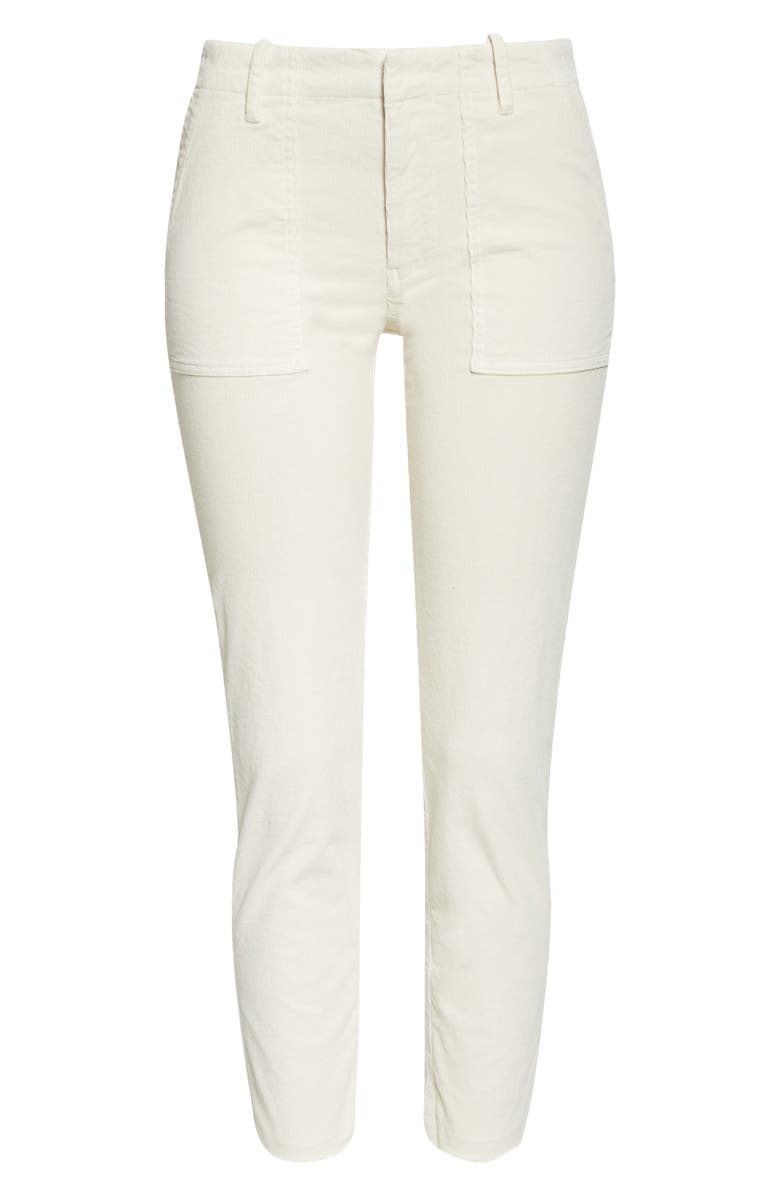 Nili Lotan Jenna Slim Ankle Stretch Corduroy Pants, Alternate, color, 