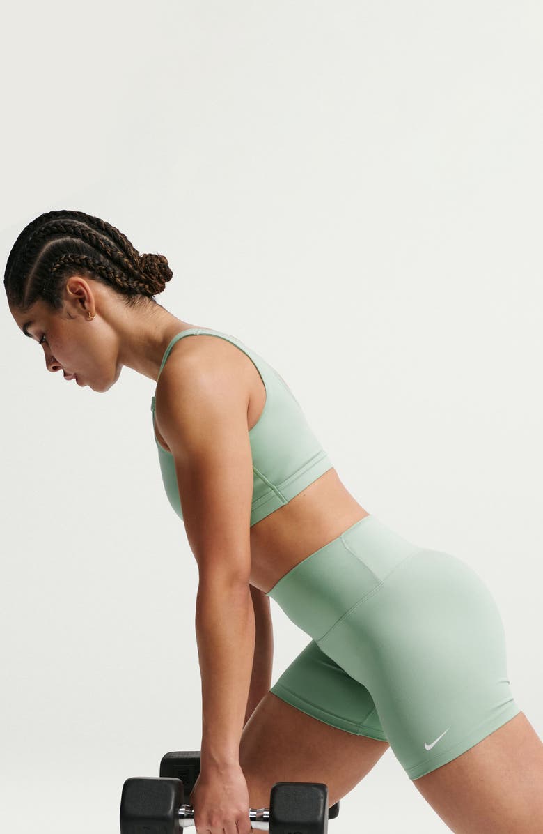 Nike One Elemental Dri-FIT High Waist Bike Shorts, Alternate, color, 