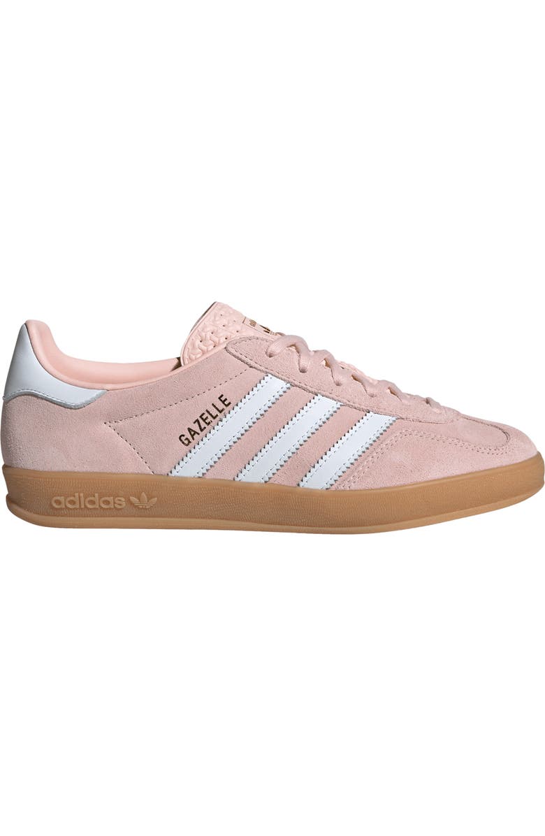 adidas Gazelle Indoor Sneaker, Alternate, color, Sandy Pink/ White/ Gum