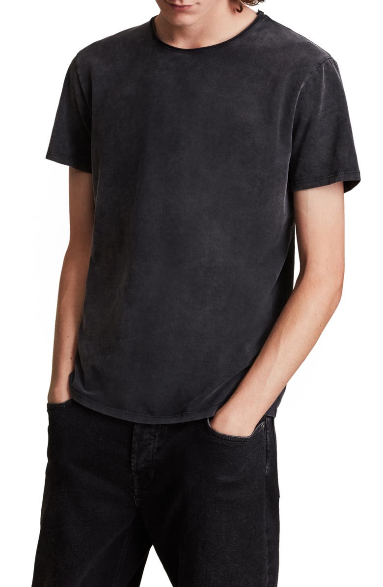 AllSaints Bodega Solid Crewneck T-Shirt, Main, color, 