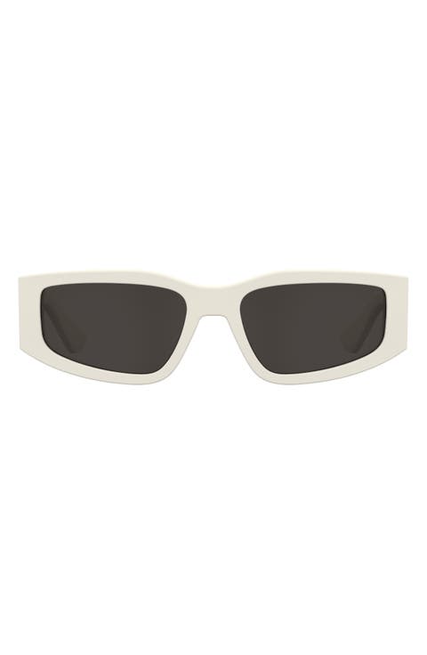 56mm Gradient Rectangular Sunglasses
