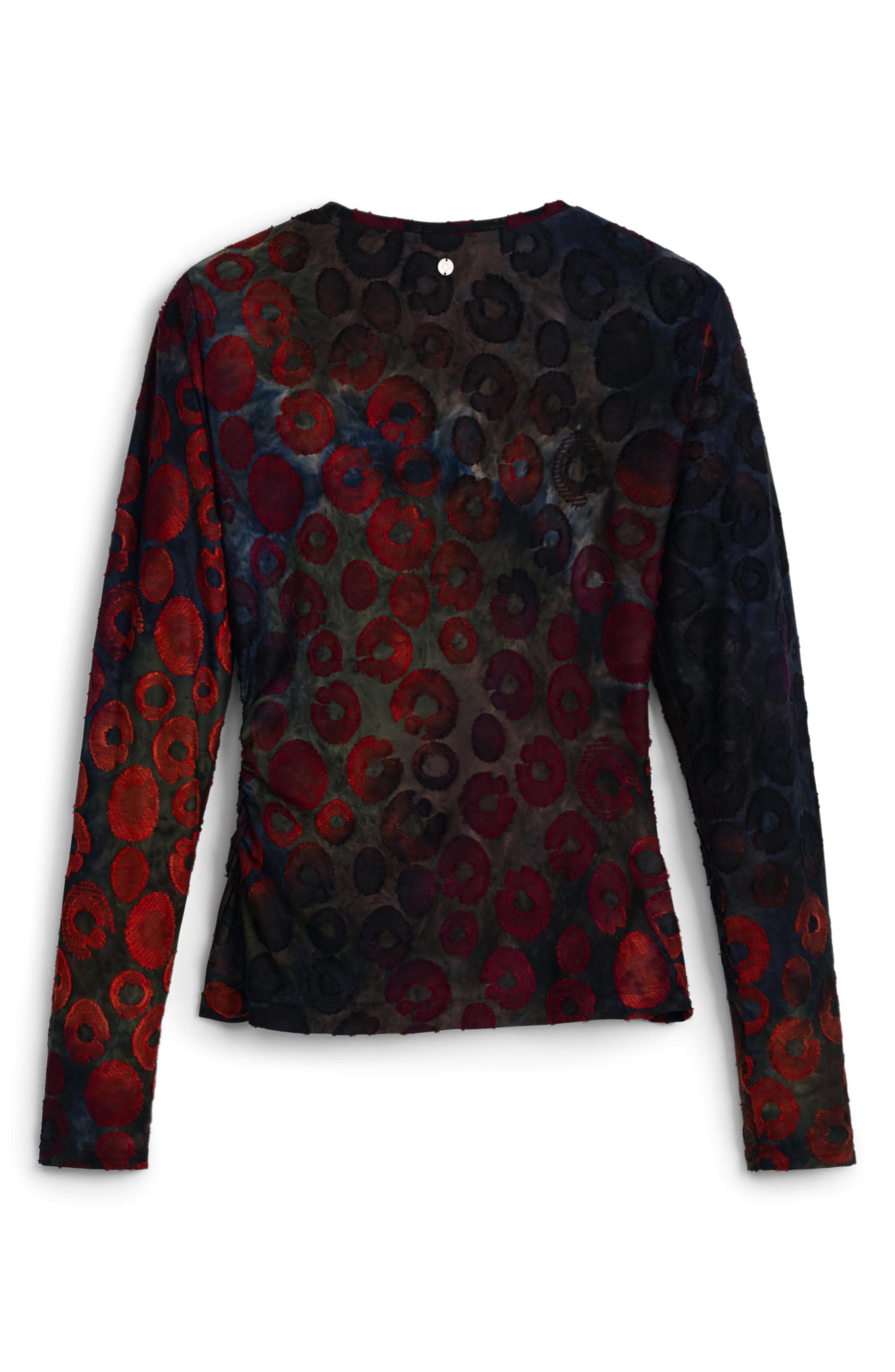 Long Sleeve Mesh T-Shirt - image 2