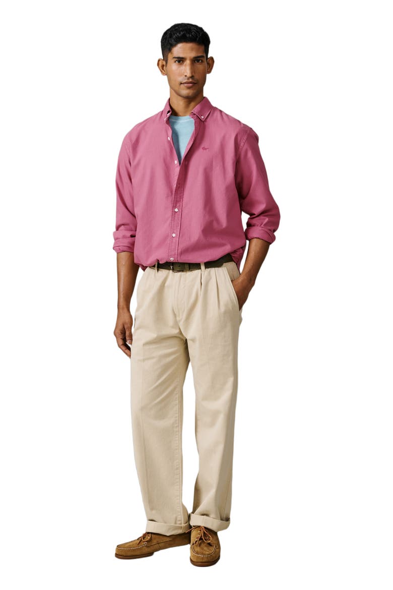 Horkstow Lightweight Oxford Shirt, Alternate, color, Fushia