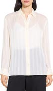 Theory Tonal Stripe Button-Up Shirt