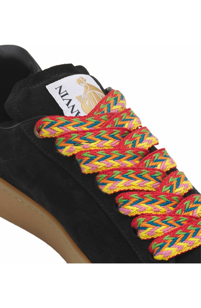 Lanvin Suede Curb Lite Sneakers For Men, Alternate, color,