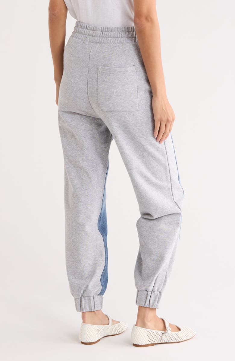 Desigual Mickey Mouse Mixed Media Sweatpants, Alternate, color, 