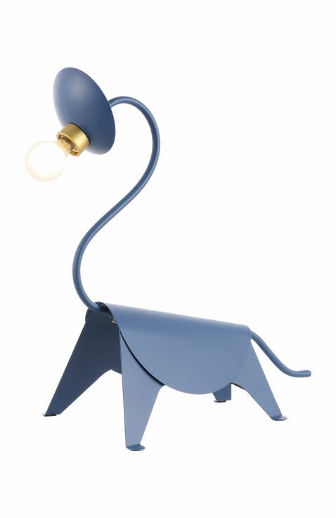 Bradley Modern Industrial Iron Brachiosaurus LED Kids' Lamp