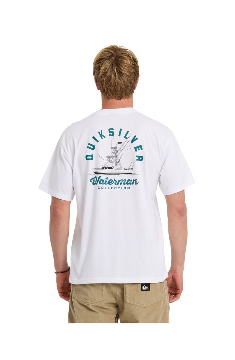 Quiksilver Early Morning QMT0 Short Sleeve Shirt, Alternate, color, White