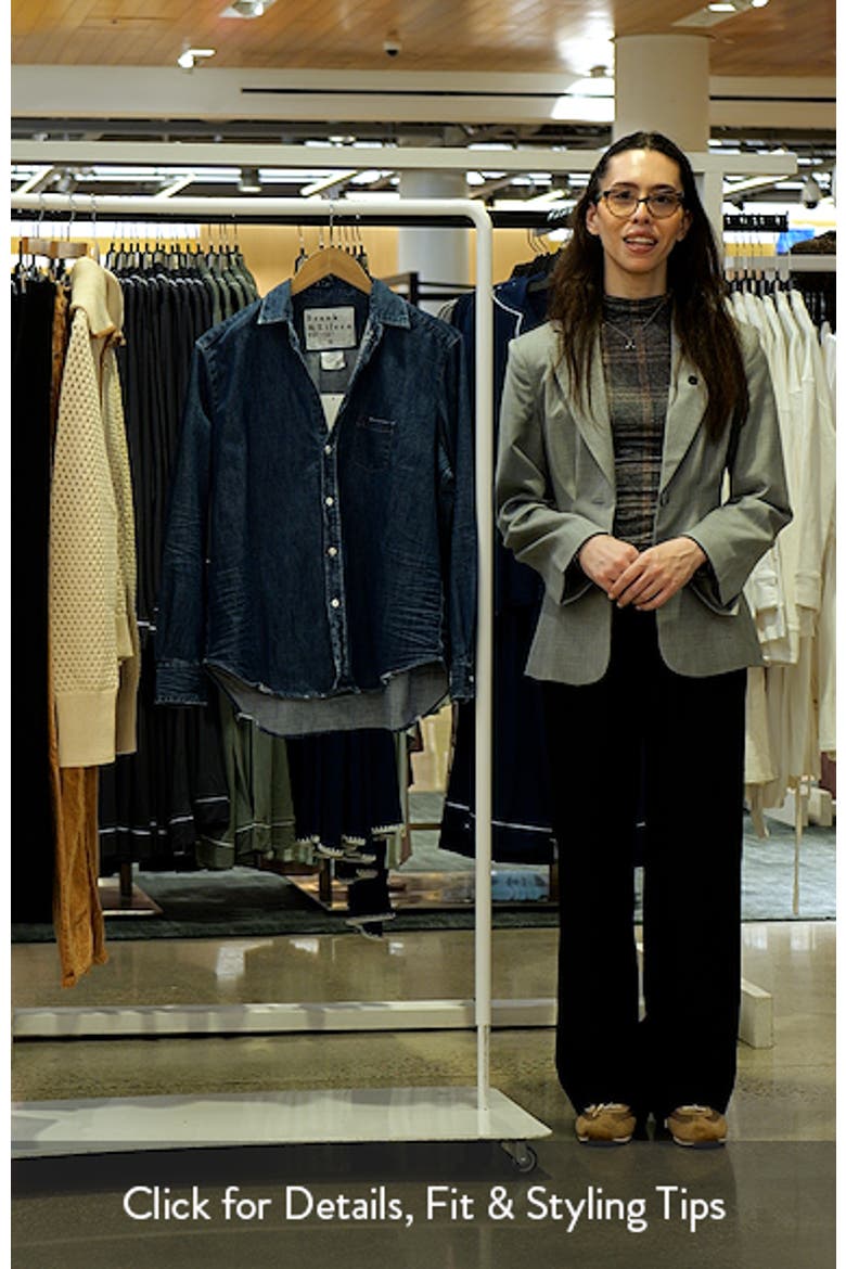 Eileen Relaxed Denim Button-Up Shirt video