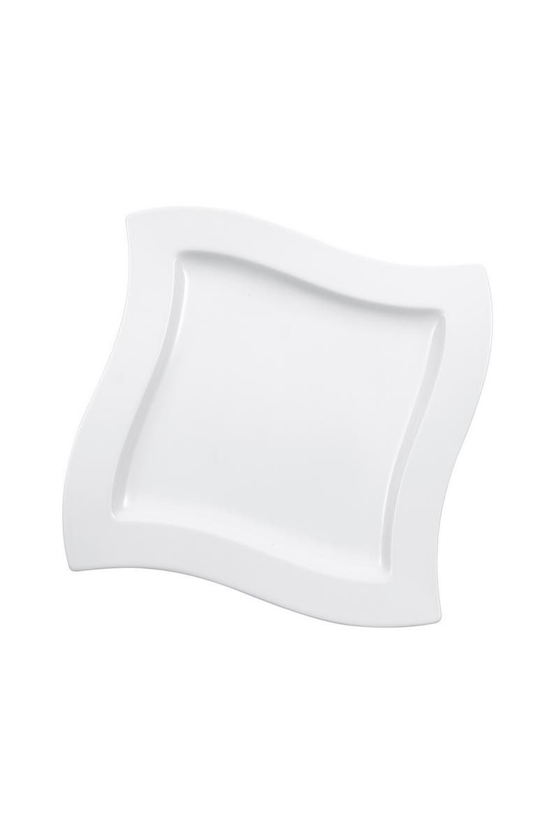 Villeroy & Boch NewWave Square Salad Plate Set of 4, Alternate, color, White