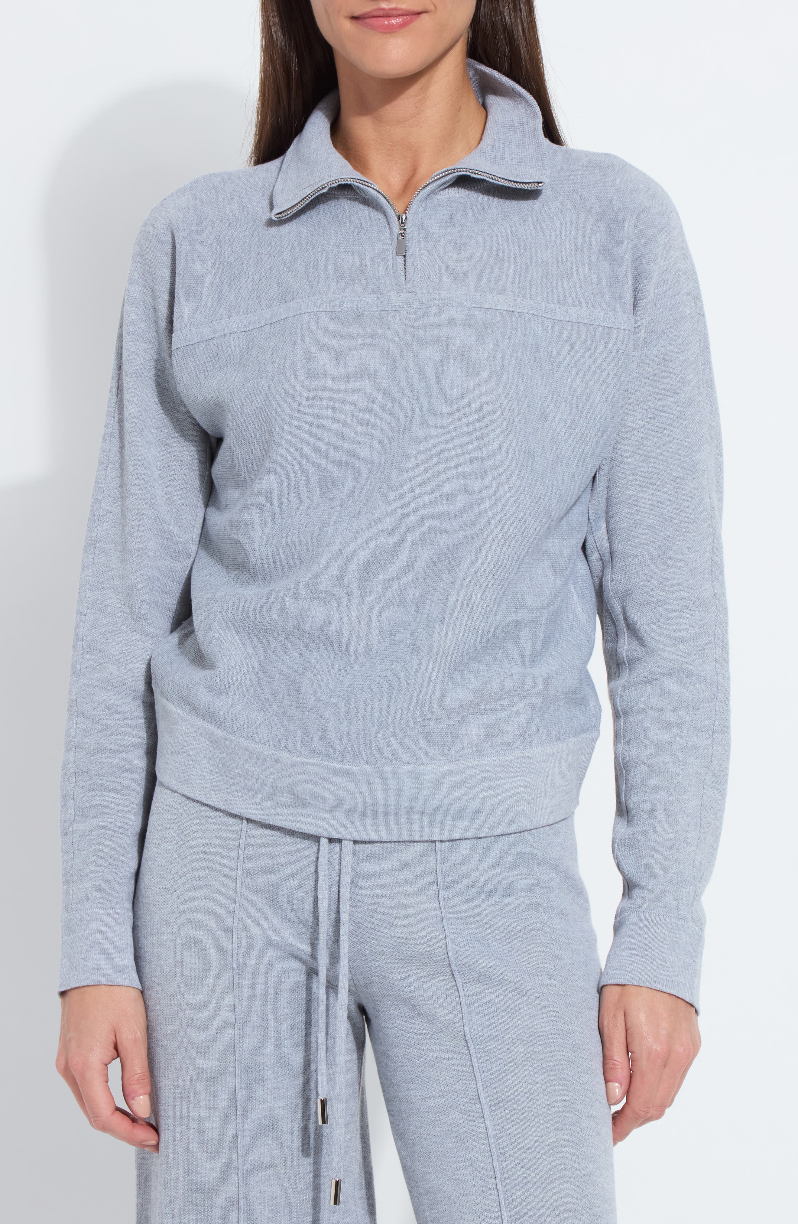 Viola Knit Half Zip Lounge Sweatshirt