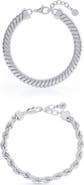 Ettika Set of 2 Twisted Bracelets