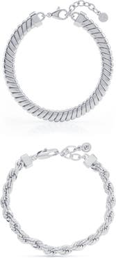 Ettika Set of 2 Twisted Bracelets